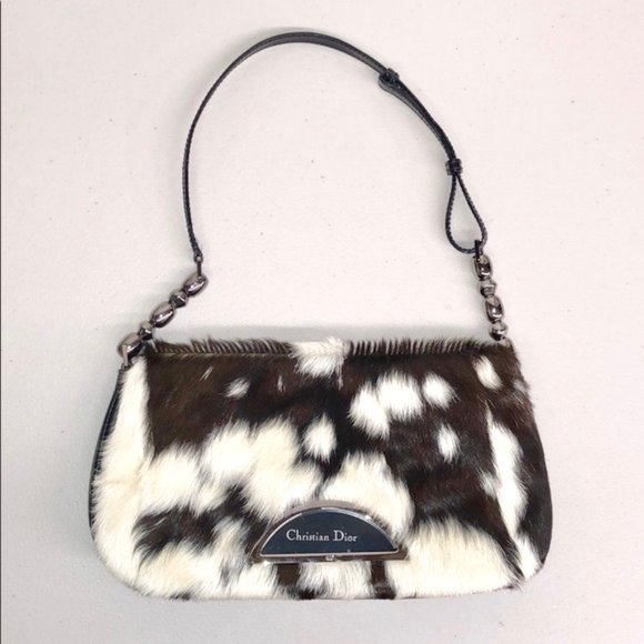 💫SOLD💫*RARE* Vintage Christian Dior Malice Pony Hair Bag - Picture 3 of 13